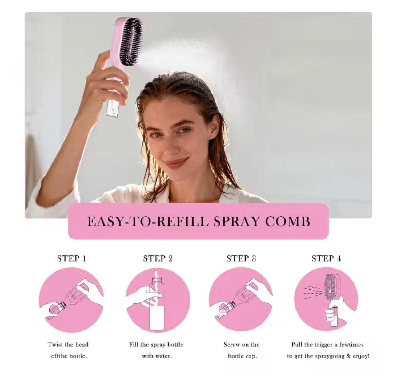 Spazzola Districante Antinodi – Zero Strappi, Capelli Lisci e Lucenti